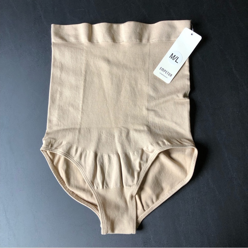 Empetua High Waisted Shaper Panty Beige Size M/L NWT